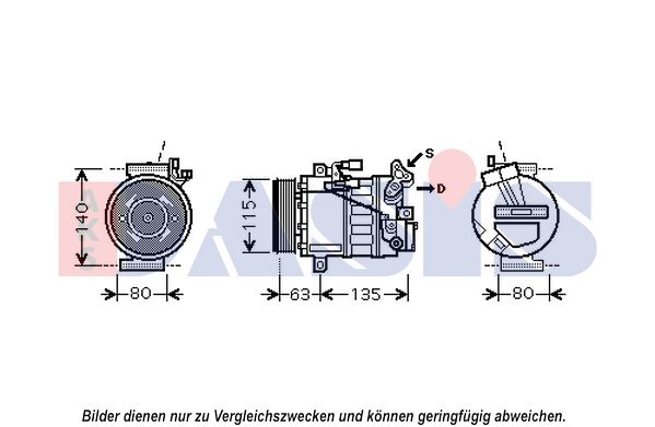 AKS DASIS Kompressor,kliimaseade 852608N